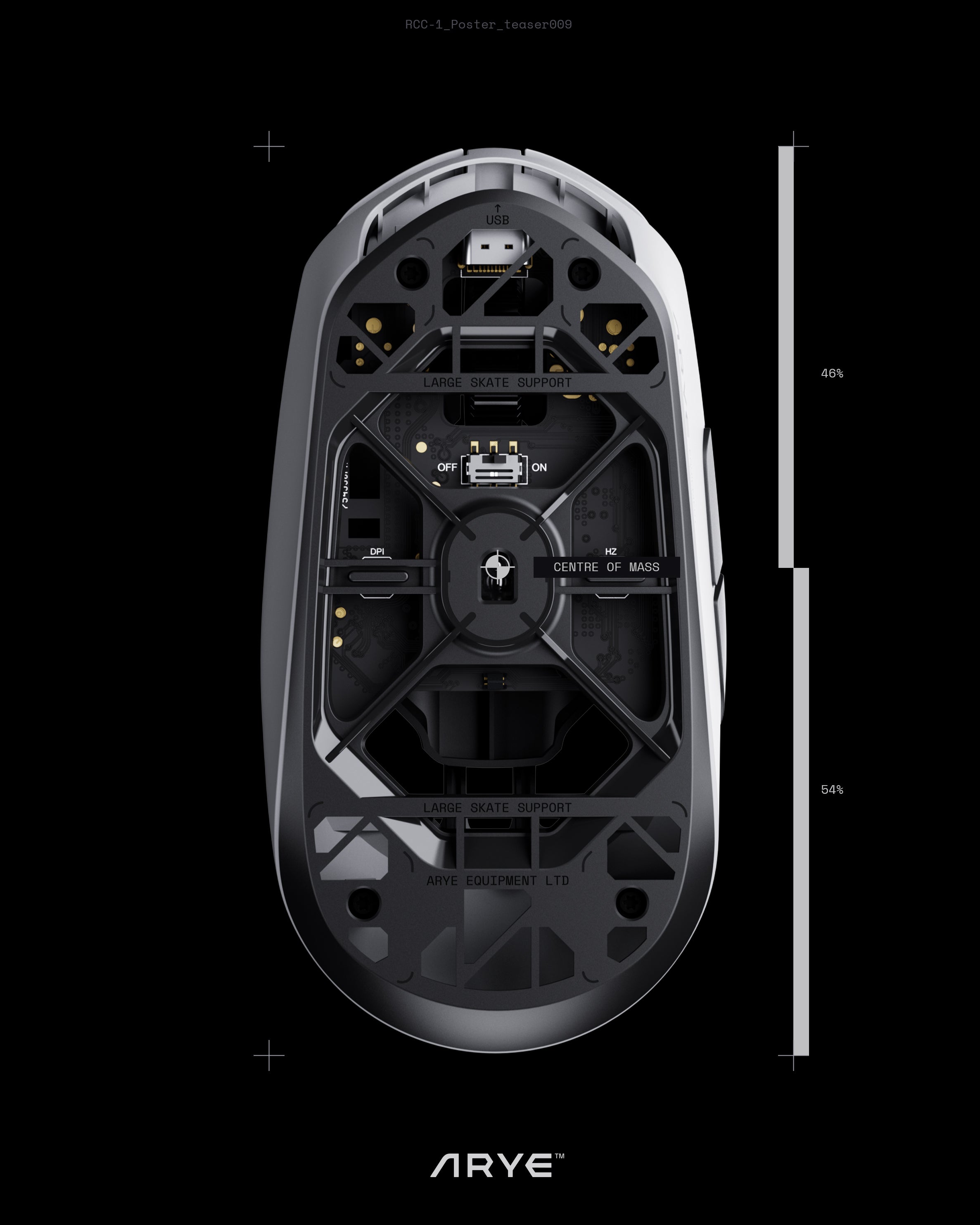 マウス・トラックボール arye rcc-1 insider edition ARYE RCC-1 Wireless Mouse